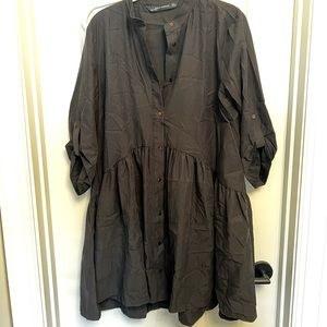 Black Zara mini dress size large